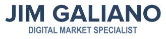 Jim Galiano Blue Logo - Marketing and Branding